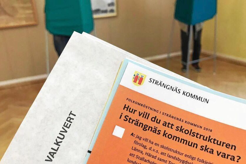 Fyra av landets kommuner höll folkomröstning i samband med valet den 9 september.