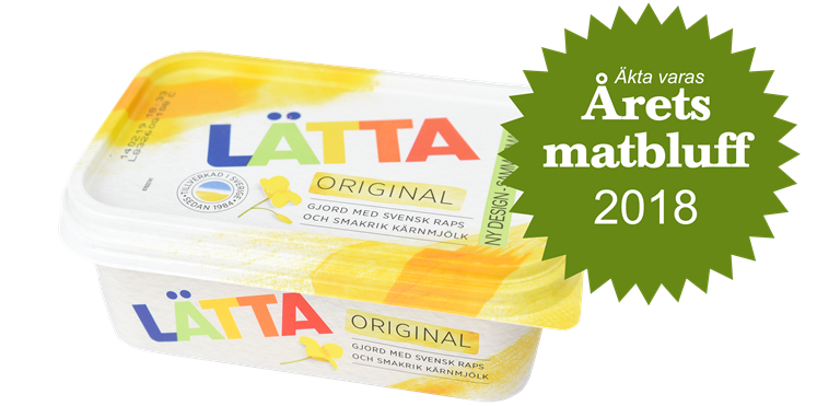 Svenska folket korade bordsmargarinet Lätta till Årets matbluff 2018.