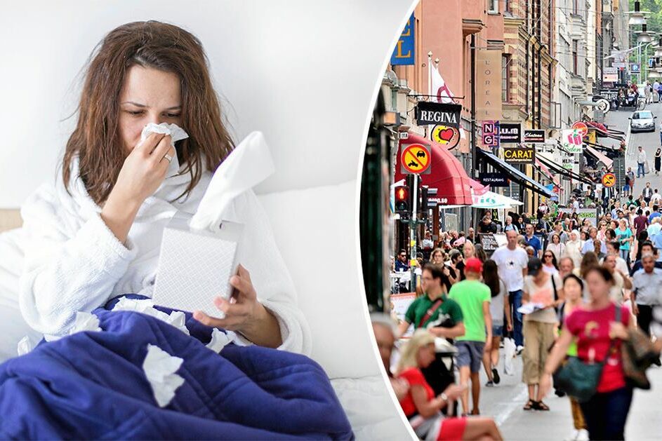Influensaepidemierna sprids främst genom den höga graden av mänsklig kontakt i storstan.
