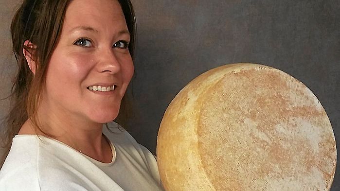 Malin Lärkert på Rastens mejeri.