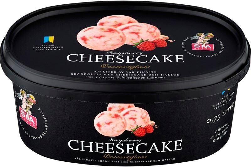 Sia glass har sju sorter som innehåller palmolja, däribland dessertglassen cheesecake.