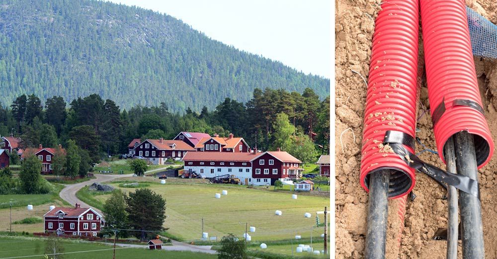 Bildtext: Nu tas nya tag för att få ut bredband i hela landet till år 2025.