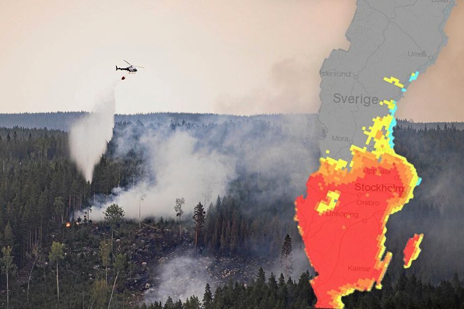 April månad har präglats av hög brandrisk i södra och mellersta Sverige.