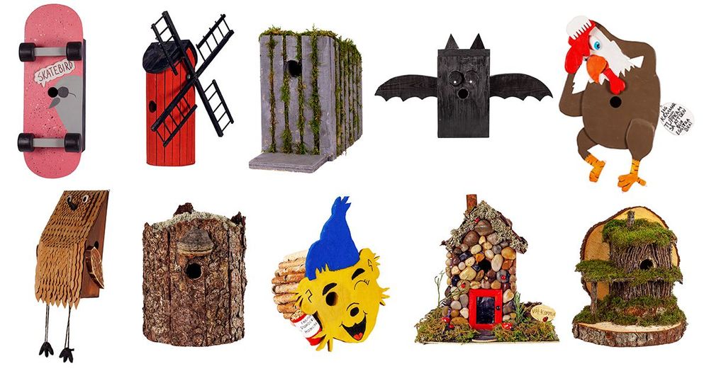 Här är de tio finalisterna i årets fågelholk 2019.