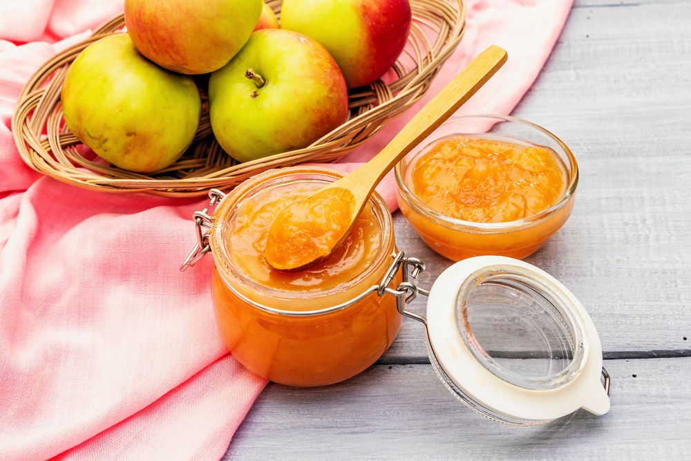 Äppelchutney i stället för mangochutney!
