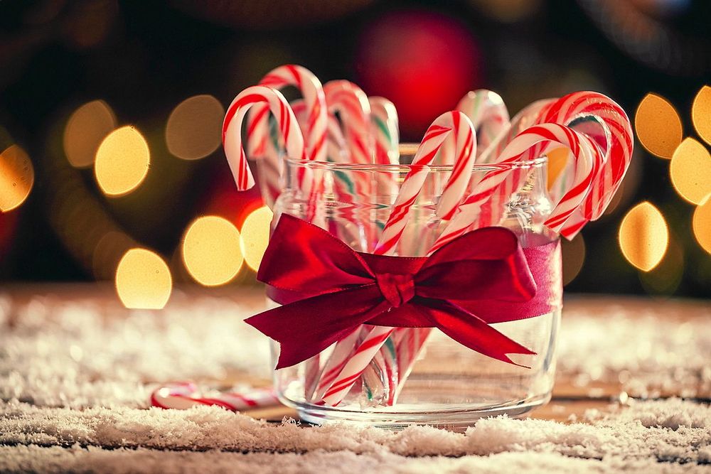 Ge bort hemgjorda polkagrisar i julklapp eller förgyll det egna gottbordet.