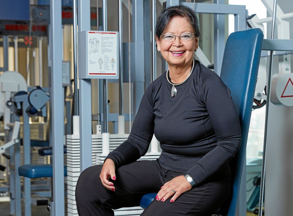 Margareta Skog gick ned 80 kilo på egen hand genom sin egen metod. I dag är hon pigg och tränar på gymmet regelbundet.