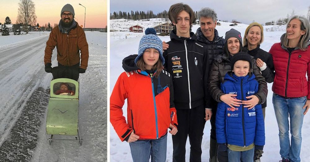 Inflyttare i tillväxtorterna Tvärålund i Vindelns kommun och Kaxås i Krokoms kommun.