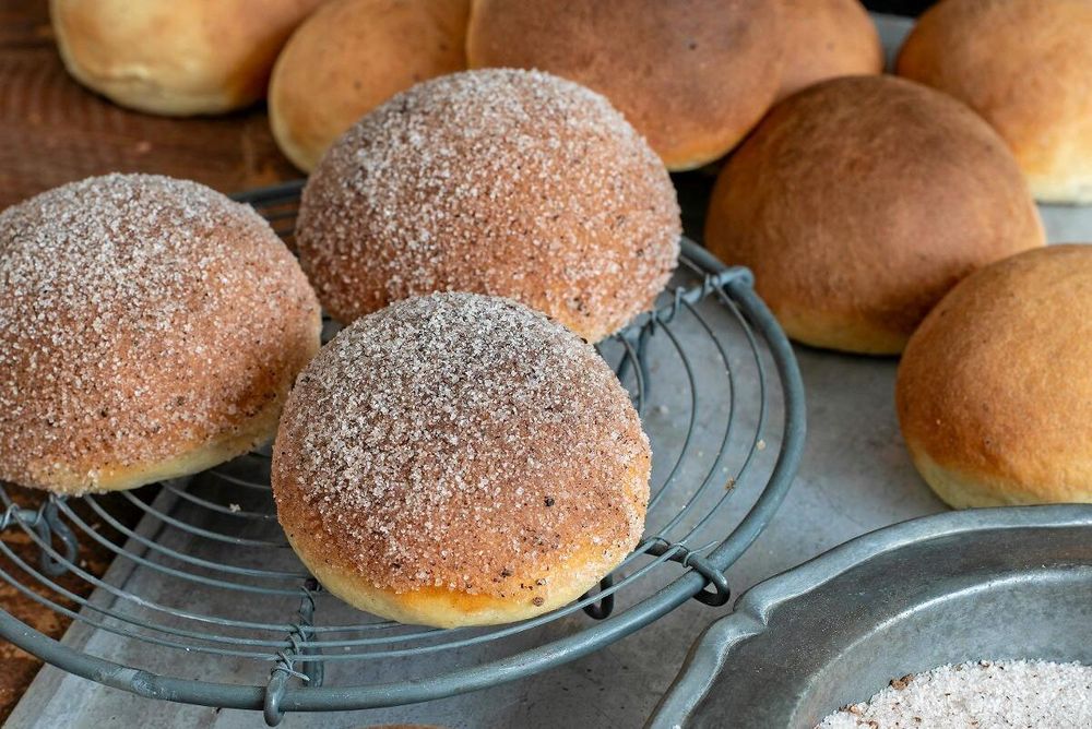 Saftiga och ljuvligt goda sockerbullar.