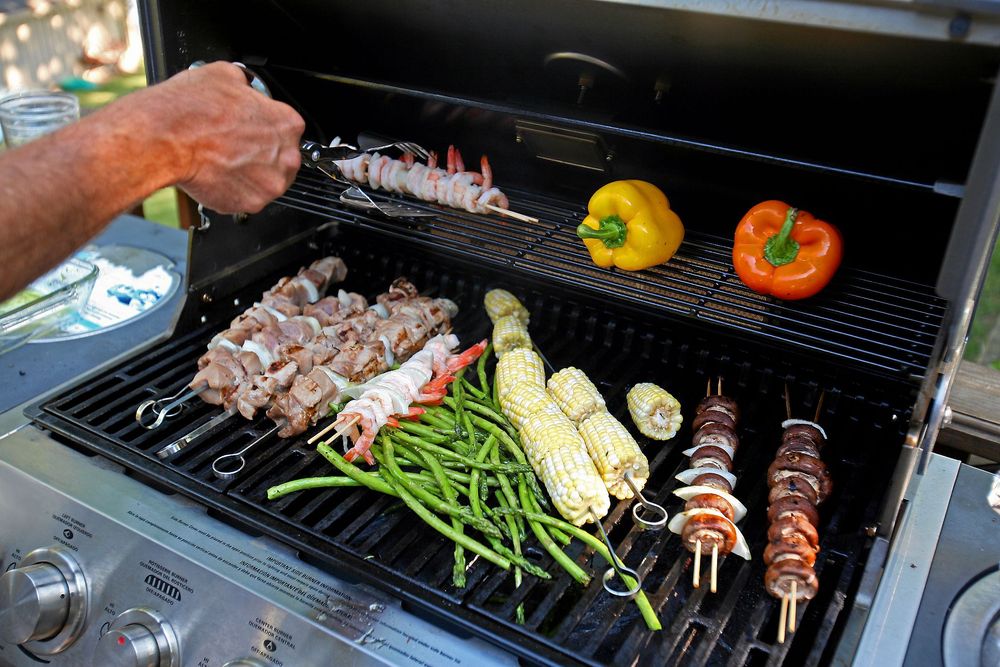 Med en gasolgrill går det snabbt att grilla.