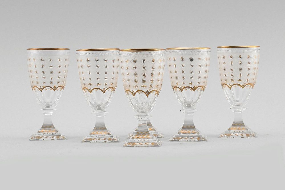 ”Odelberg Junior”, Kosta Boda. 10 vinglas, 1900-tal. Slutpris: 8 400 kronor.