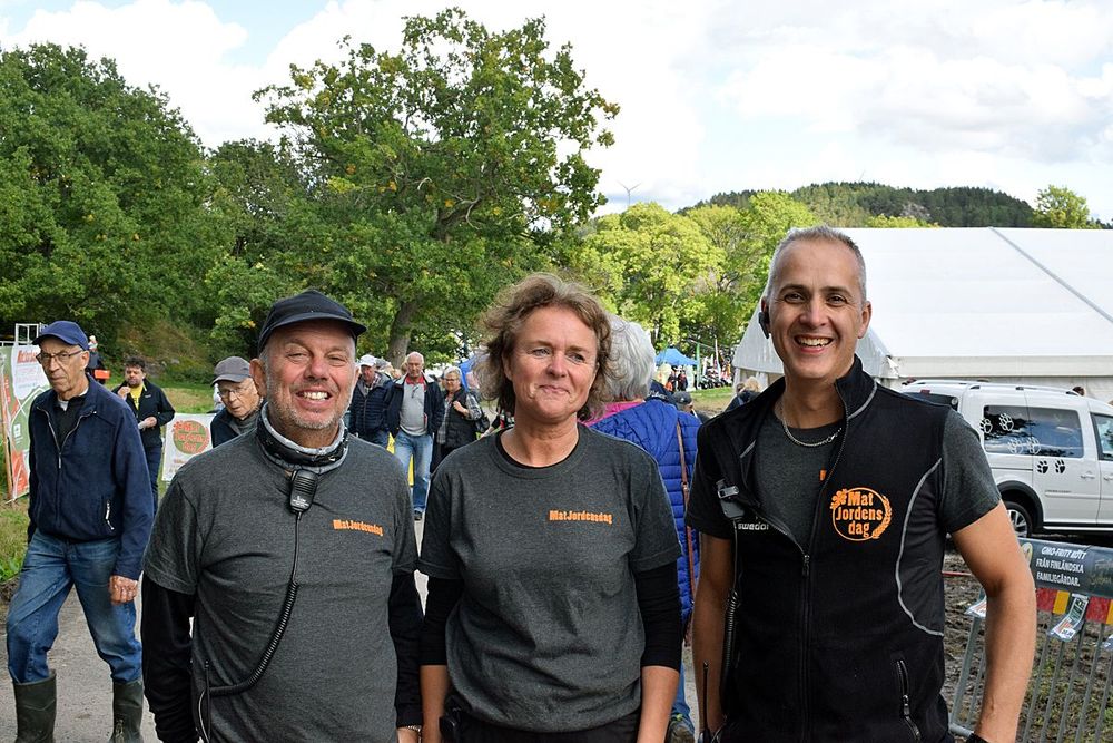Arrangörstrion Jan Falk, Annika Falk och Robert Carlsson var mycket nöjda med helgen.