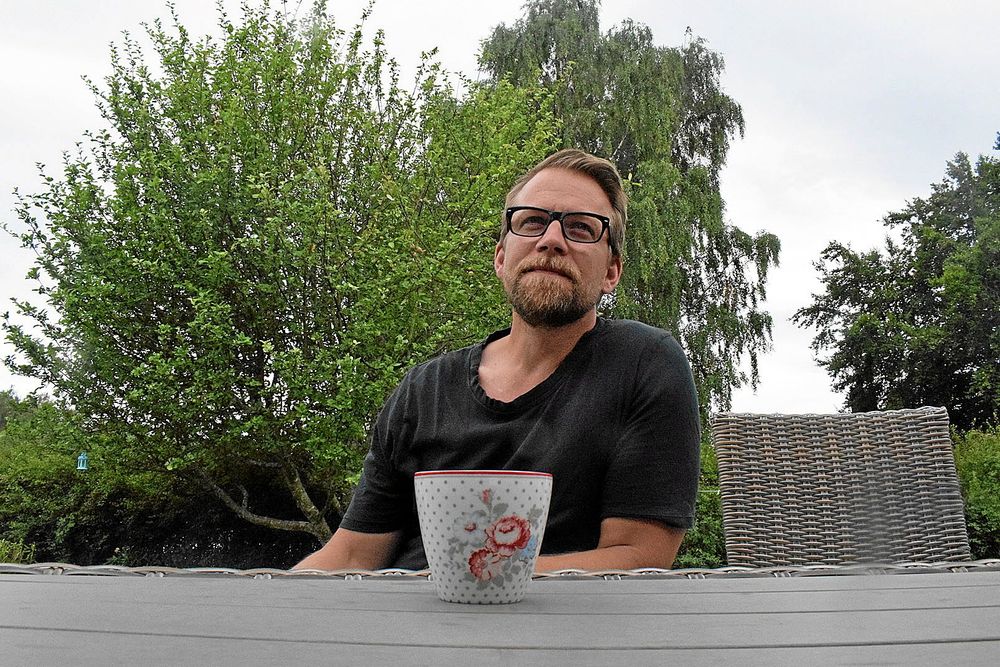 Erik Åberg gillar att tillsätta frukter och bär från den egna trädgården i sina öl.