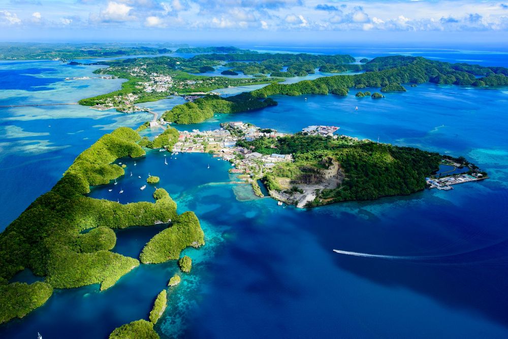 Önationen Palau i Stilla havet införde i fjol förbud mot att använda och försäljning av solkräm.