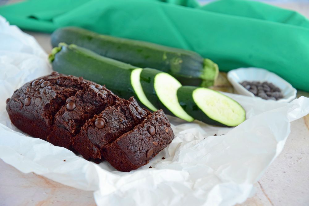 Zucchinikaka med choklad.
