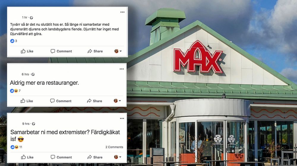 Kritiken lät inte vänta på sig efter att Max gått ut med att man inleder ett samarbete med Djurens rätt. Nu backar hamburgerkedjan och avbryter samarbetet innan det hunnit börja.