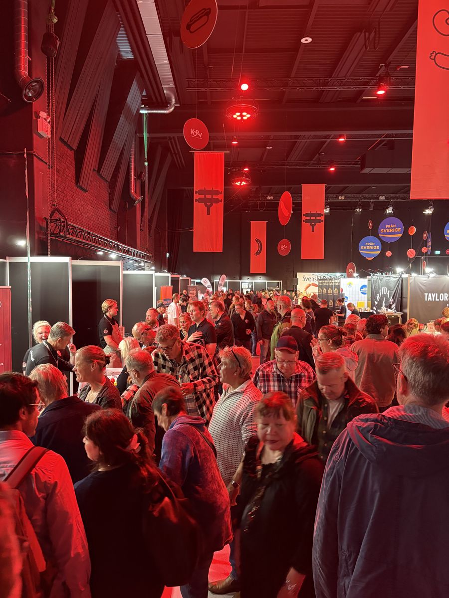 Full fart på korvfestivalen i Göteborg 2026.