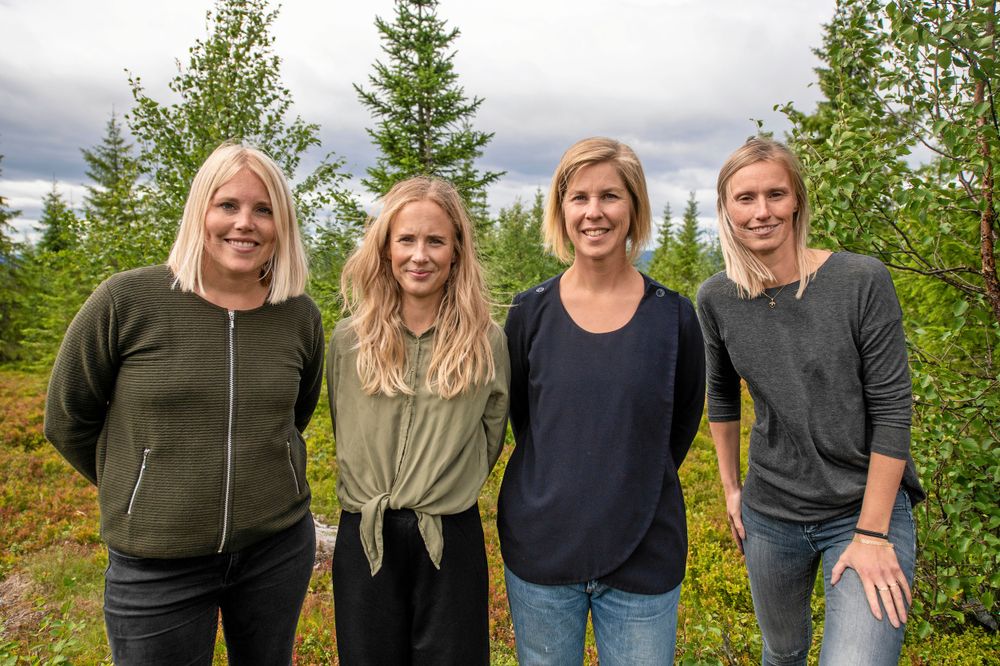 Från vänster: Emma Stenmark, Emma Lindfors, Sofie Persson From och Maria Larsson.