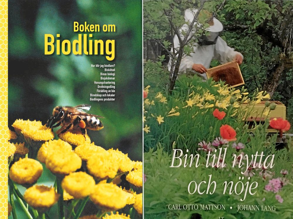 Två bra grundböcker om biodling.