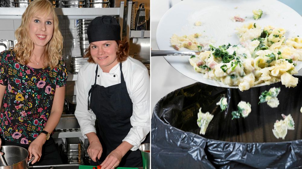 Klara Perhamre är mycket nöjd med projektet som minskat matsvinnet rejält i Karlstads skolor.