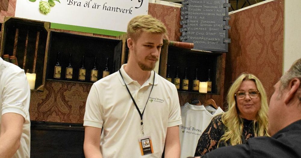 Oskar Gybäck var nyligen utställare på sin första festival.