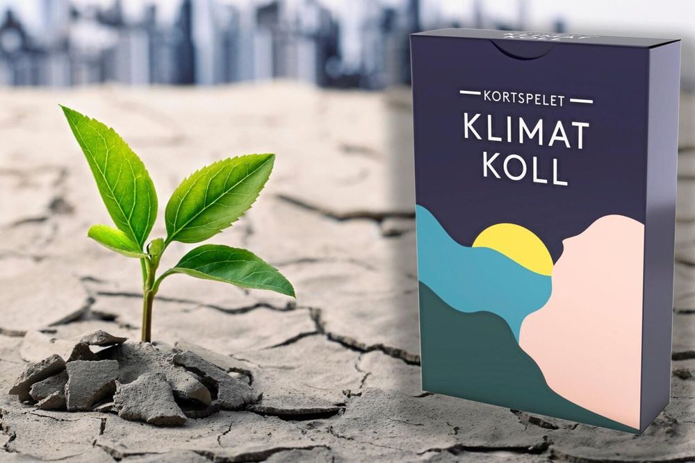 Kortspelet Klimatkoll ska ge spelarna en funderare.