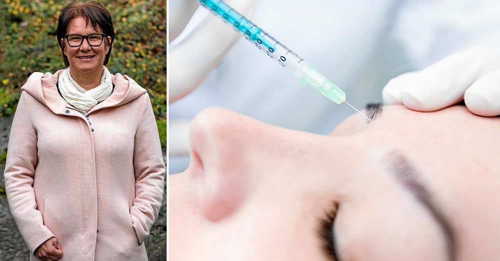 Katalin Slotte lider av migrän. Med hjälp av botox har anfallen blivit betydligt färre.