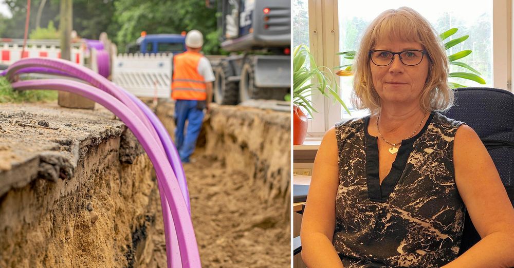 Madeleine Larsson är en av de ambassadörer som valts ut i orten Tived för att ha kontakterna med Telia.