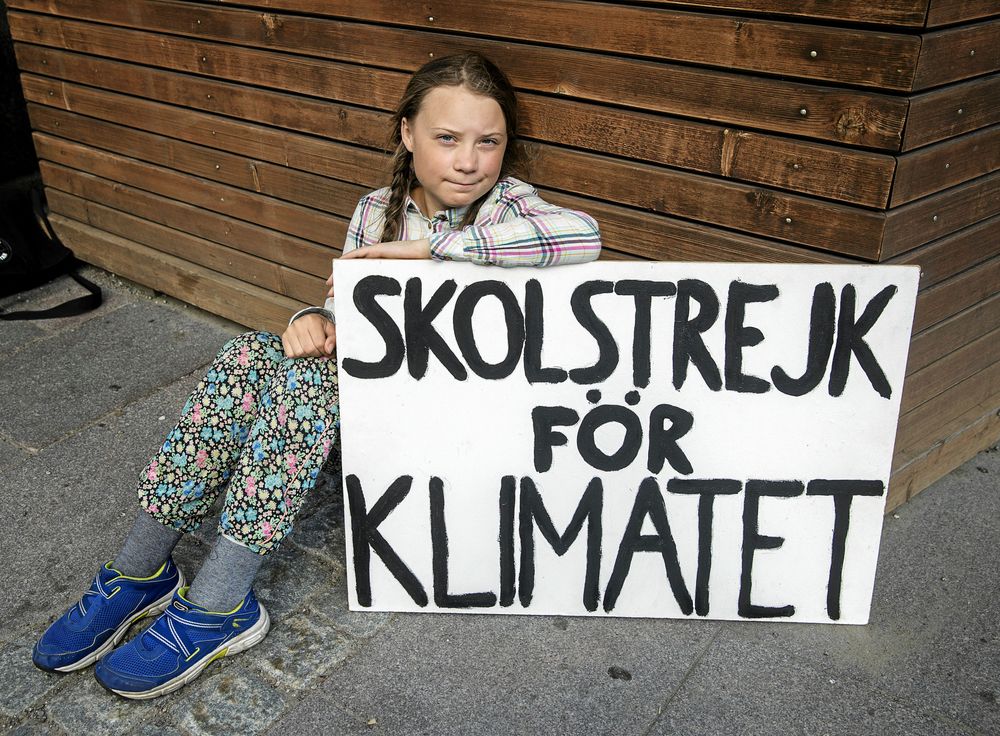 15-åriga Greta Thunberg från Stockholm har startat en internationell klimatrörelse.