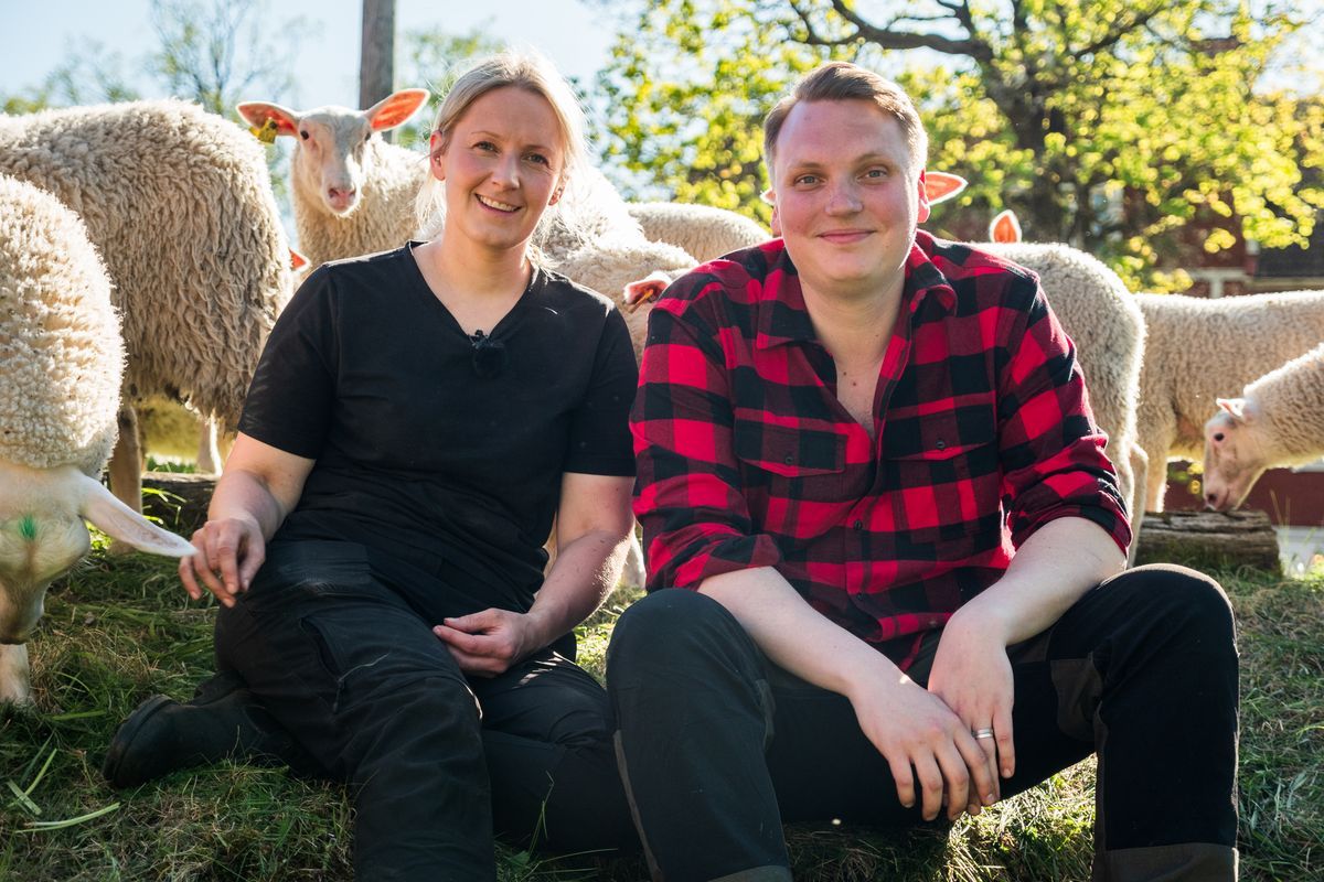Lär känna Sara Staffare Granqvist och Carl-Johan Granqvist Staffare i tv-serien Svenska bönder.