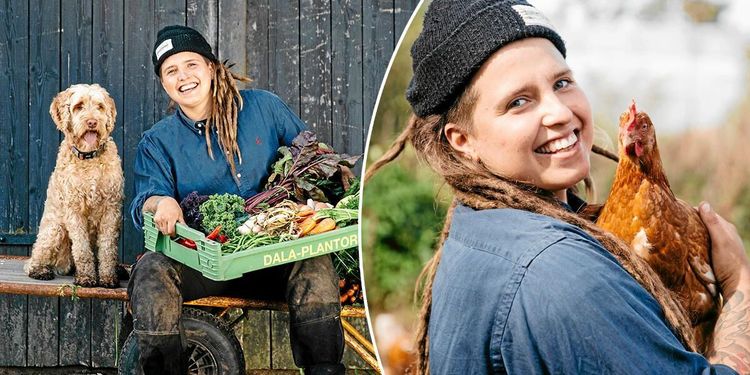 Vilken dröm! Angelika,30, blev bonde mot alla odds