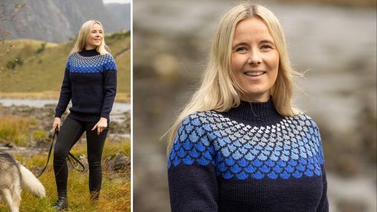 Sticka finaste fisketröjan