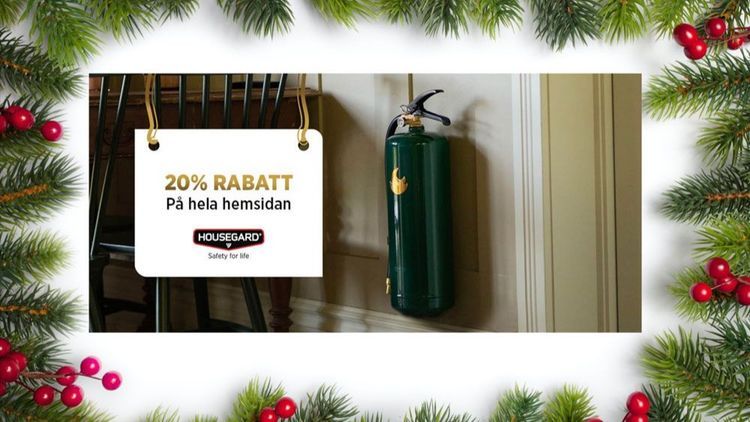 Lucka 20: 20% rabatt på brandsäkerhet