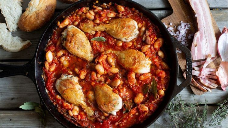 Cassoulet med kyckling