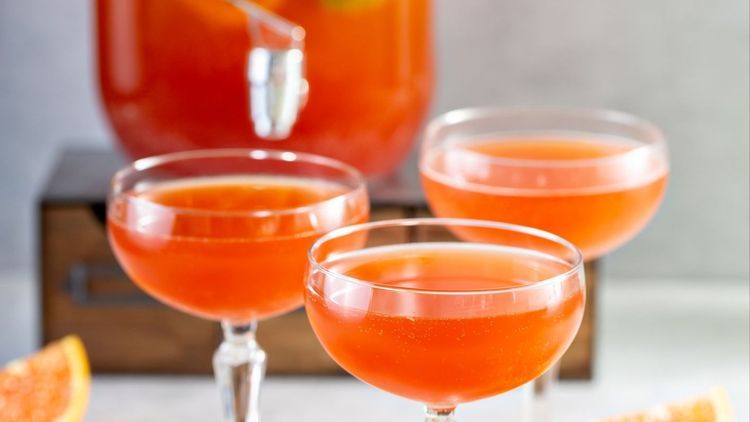 Strawberry basil smash mocktail