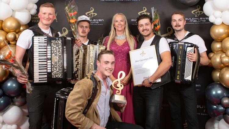 Sveriges yngsta dansband prisas i Malung