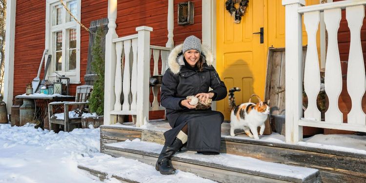 Erica Duvensjö: ”Plastfärger är bannlysta i vår Norrbottensgård”