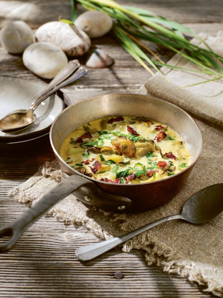 Kråkeröns ostronchowder.