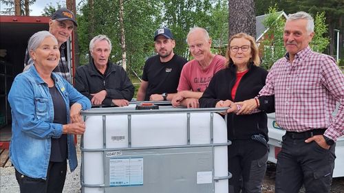 Bjursele satsar på brandberedskap – inviger brandcontainer