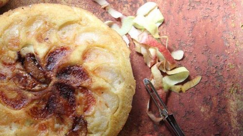 Tarte Tatin - pajen som gräddas upp och ner