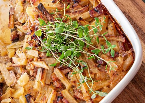 Vardagsgratäng med skinka